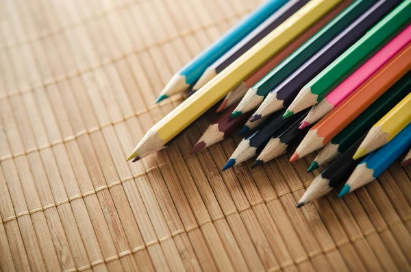 Set of coloured pencils — Stock Photo, Image