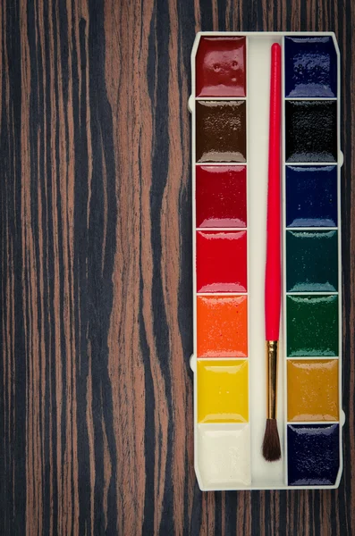 Paints palette — Stock Photo, Image