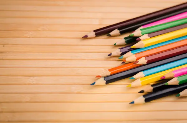 Closeup of colored pencils — Stock Photo, Image