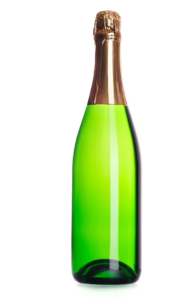 Champagneflaska isolerade — Stockfoto