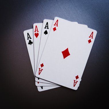 Poker kartları Aslar