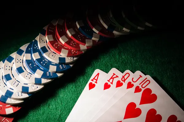 Royal flush — Stock Photo, Image