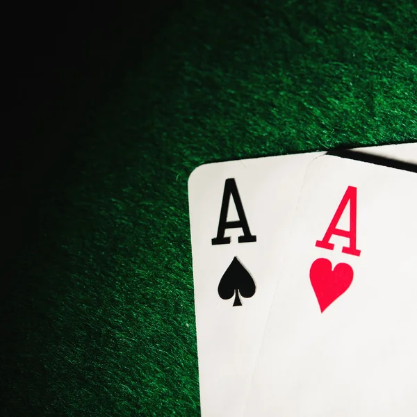 Two aces — Stock Photo, Image