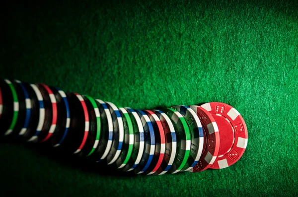 Chips di poker — Foto Stock