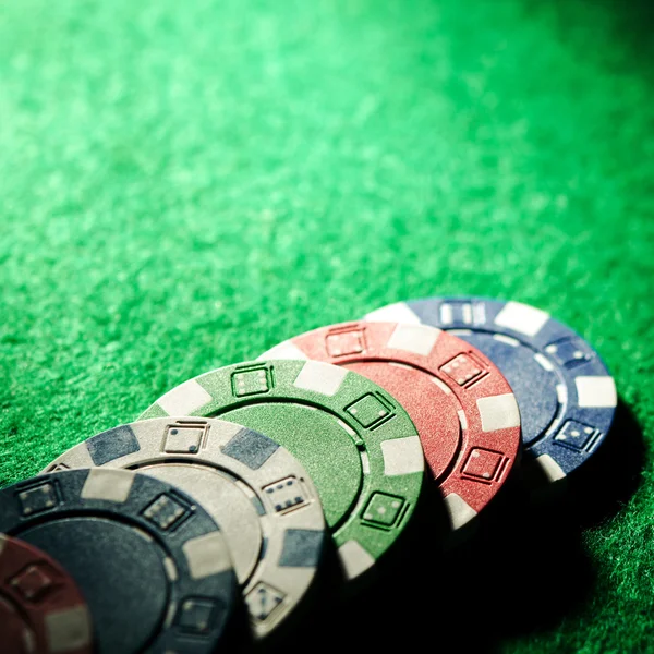 Chips di poker — Foto Stock