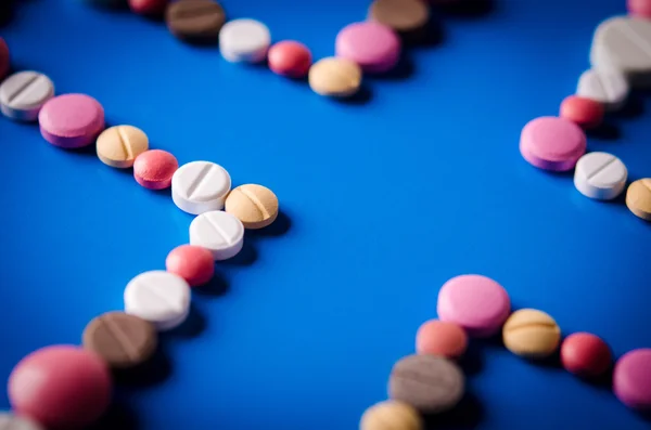 Colorful tablets — Stock Photo, Image