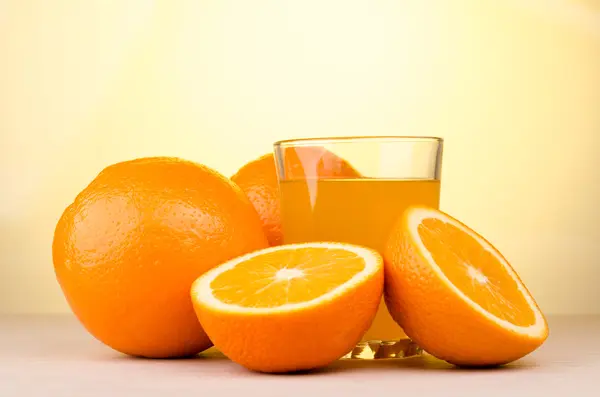 Jus jeruk segar — Stok Foto