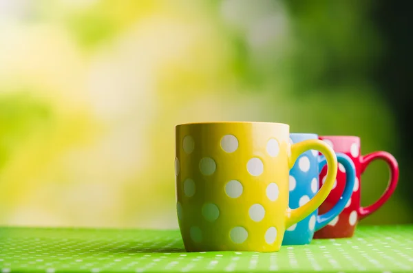 Renkli kahve bardağı — Stok fotoğraf