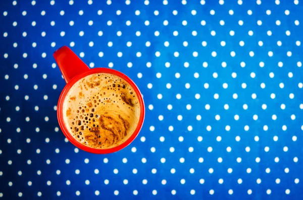Tazza di caffè rosso — Foto Stock