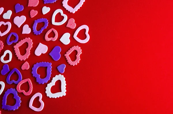 Colored hearts symbol — Stock Photo, Image