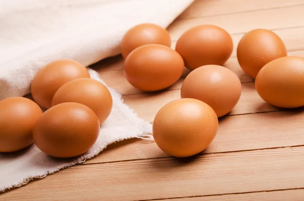 Group of chicken eggs — Stock Photo, Image