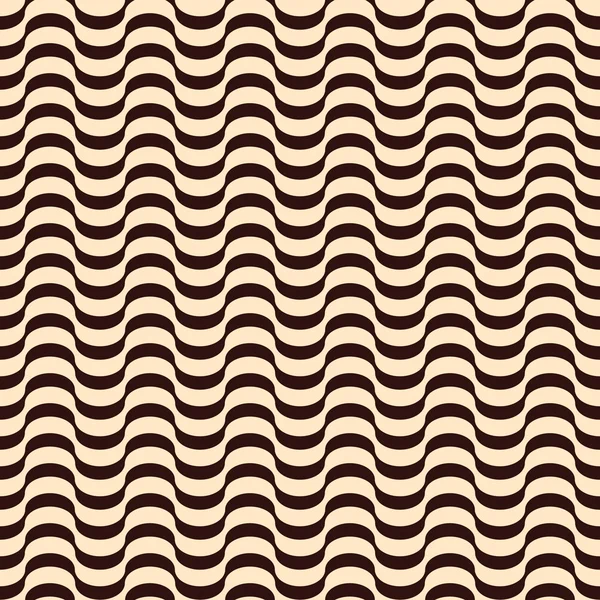 Naadloze inlay van golvende lijnen. de illusie van beweging — Stockvector