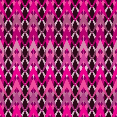 Bright seamless inlay of zigzags. Weave of polylines clipart