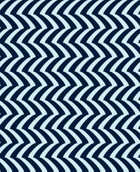 Sömlös blå inredning. brutna linjer skapar en illusion av volym — Stock vektor
