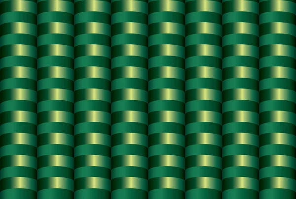 Άνευ ραφής ένθετο από το λαμπρό πράσινο ημι-δακτυλίων — Διανυσματικό Αρχείο