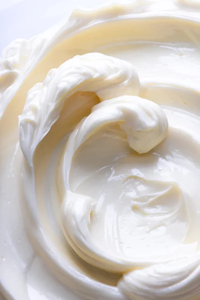 Light cream swirl — Stock Photo, Image