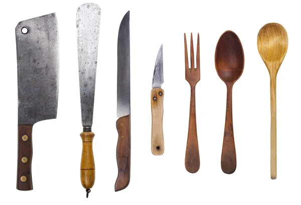 Rustic utensil set — Stock Photo, Image