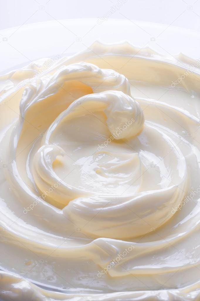 Light cream swirl