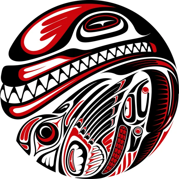 ᐈ Native american thunderbird tattoo stock pictures, Royalty Free haida