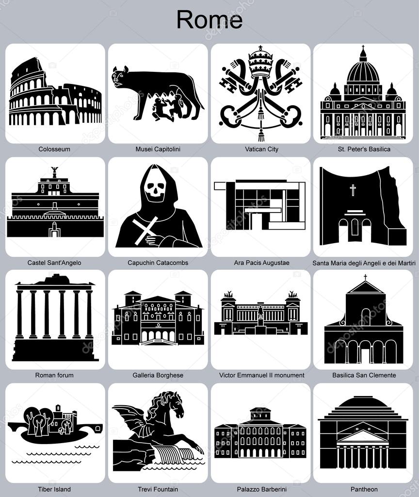 Rome icons