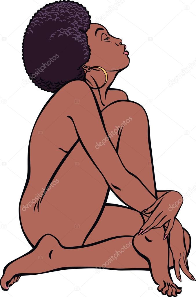 Sensual black lady
