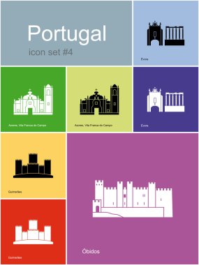 Icons of Portugal clipart