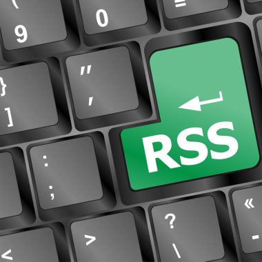 klavye ile yumuşak odak RSS düğmesini