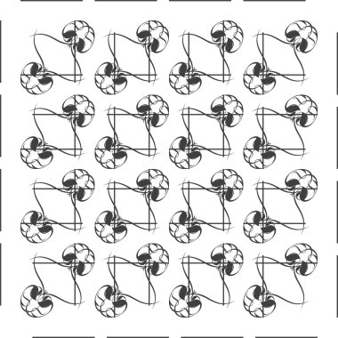 Soyut Kusursuz Tek Renkli Desen