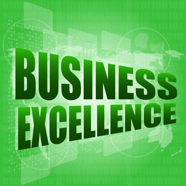 iş mükemmelliği sözleri dünya dijital dokunmatik ekran üzerinde haritaları