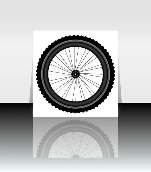 Symbol koła roweru — Zdjęcie stockowe