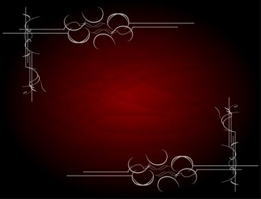 desen ve grup illüstrasyon altın çerçeve