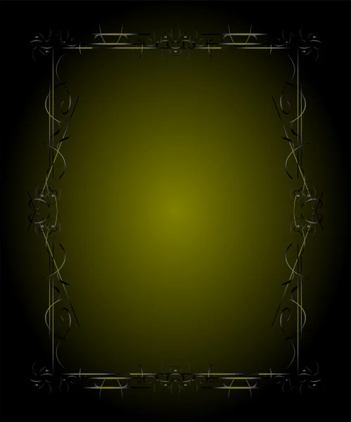 Süslü arka plan ve altın kıvrımlı kraliyet şablonu — Stok fotoğraf