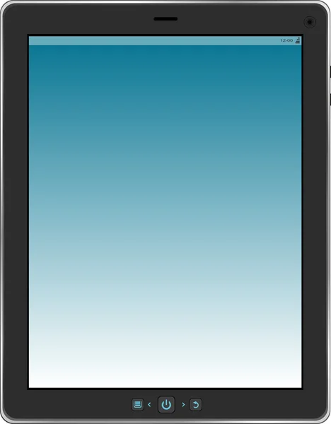 Touchpad eller tablet pc isolerad på vit — Stockfoto