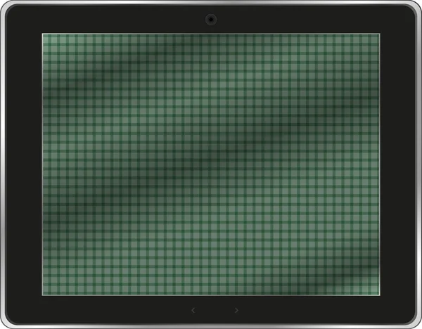 Realistischer Tablet-PC isoliert auf weißem Hintergrund — Stockfoto