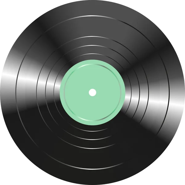 Vintage vinyl record isolerad på vit bakgrund — Stockfoto