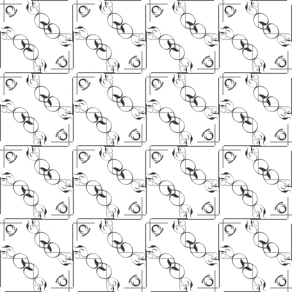 Abstract geometric seamless pattern. Black and white style pattern — Stock Photo, Image