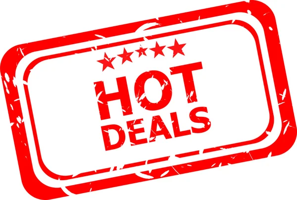 Grunge sıcak fırsat lastik damgası