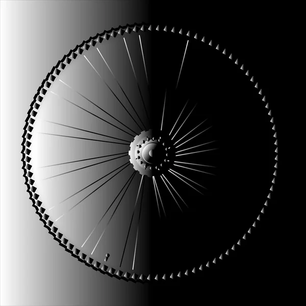 Велосипедне колесо на абстрактному фоні — стокове фото