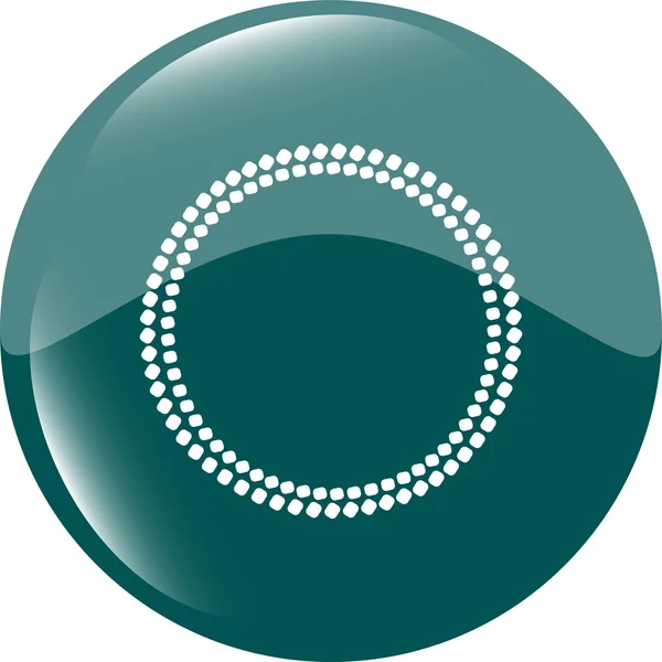 Glanzende web buttons met abstracte cirkels — Stockfoto
