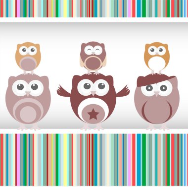 happy birthday party owls set