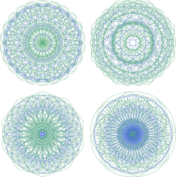 Mandala. runda prydnad mönster in — Stockfoto