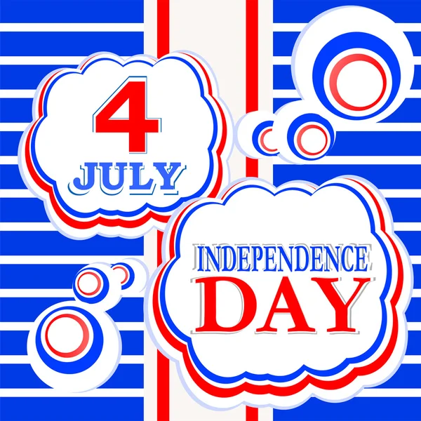 День независимости 4 июля фон — стоковое фото