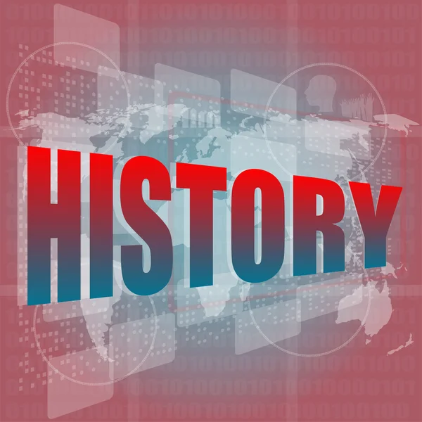 socail kavramı: dijital dokunmatik ekranda geçmiş sözler