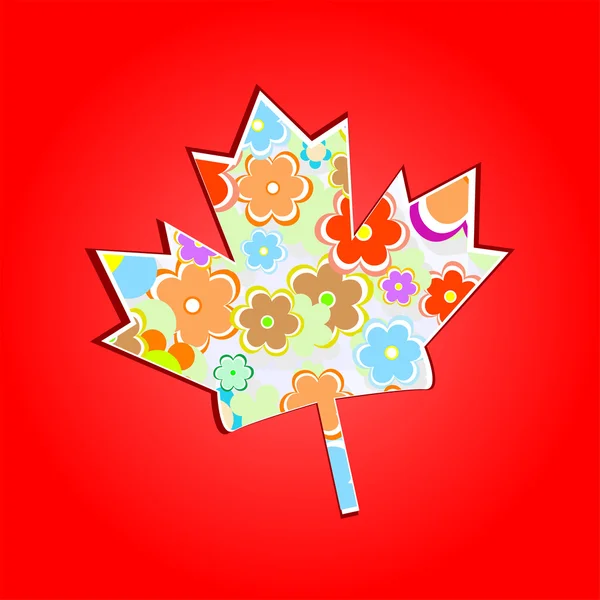 Kanada maple leaf bakgrund — Stockfoto