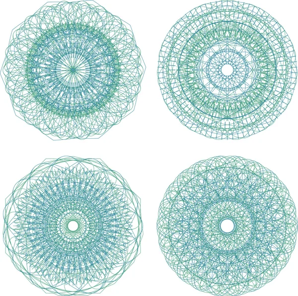 Mandala. Set di ornamenti rotondi — Foto Stock