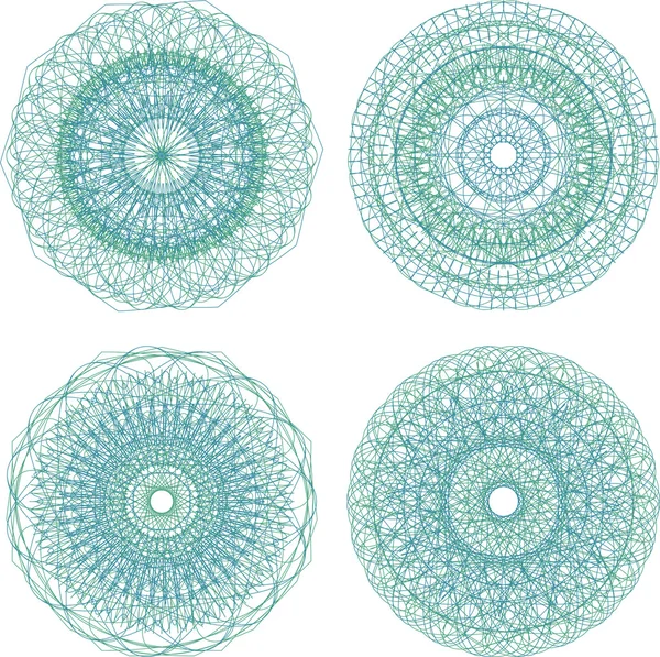 Mandala. Round ornament pattern set — Stock Photo, Image