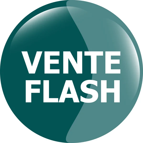 Vente flash Button-Symbol — Stockfoto