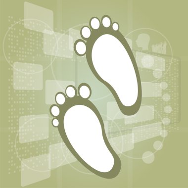 ekran dünya düğmesine dokunarak el