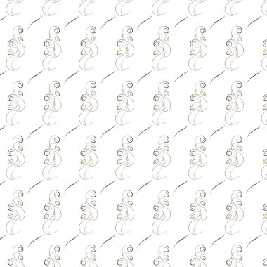 Dikişsiz kaligrafi süsleme arka plan, grunge tarzı