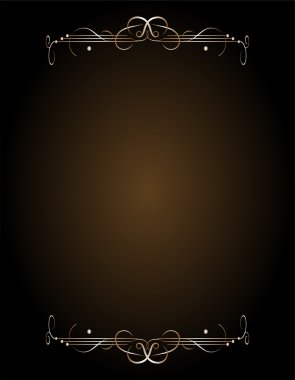 Kağıt backgrond, vintage koleksiyonu altın metal desen